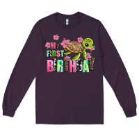 Plum mu first birthday Long Sleeve Tee - AdoDesignShop