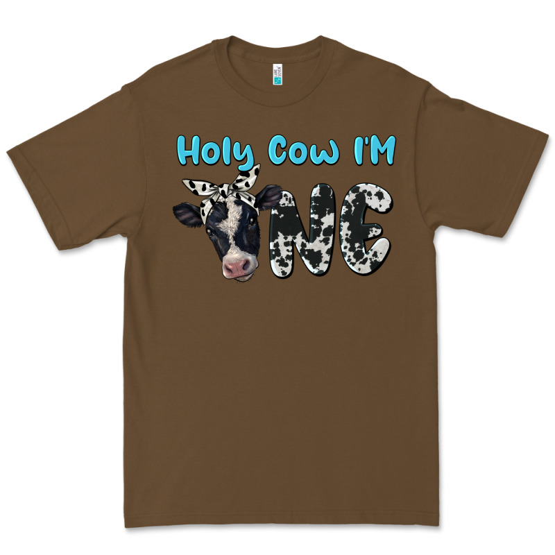 Holy Cow I'm One Premium Tee by BarkalooDesign | Teevron