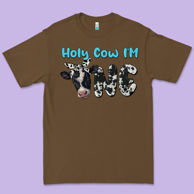 Holy Cow I'm One Premium Tee Designed By Barkaloodesign