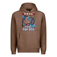 Chestnut reel cool pop pop american flag bass Premium Hoodie - LillyAllenDesigns