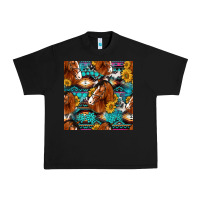 Black sunflower horses seamless pattern Urban Heavy Tee - HRA Design Shop