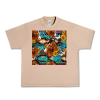 Burro sunflower horses seamless pattern Urban Heavy Tee - HRA Design Shop