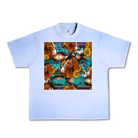 Grape Ice sunflower horses seamless pattern Urban Heavy Tee - HRA Design Shop