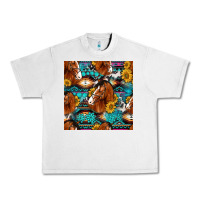 Lunar Rock sunflower horses seamless pattern Urban Heavy Tee - HRA Design Shop