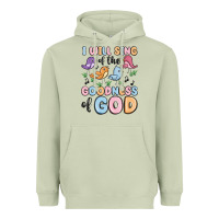 Matcha i will sing of the goodness of god Heavyweight Hoodie - MaliasSmallBusiness