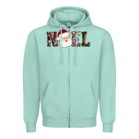 Seafoam noel santa Zipper Hoodie - AdoDesignShop