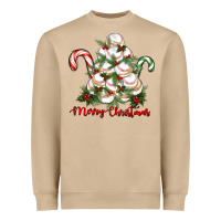 Mushroom merry christmas baseball Heavyweight Sweatshirt - RanaPortraitStore