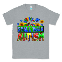 Heather Grey small town autism Classic Tee - AdoDesignShop