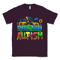 Plum small town autism Classic Tee - AdoDesignShop