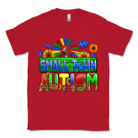 Red small town autism Classic Tee - AdoDesignShop