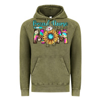 Vintage Olive proud nurse mom Vintage Hoodie - JahusDesignShop