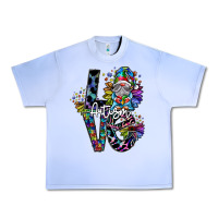 Grape Ice love autism Urban Heavy Tee - SublimationCraftShop