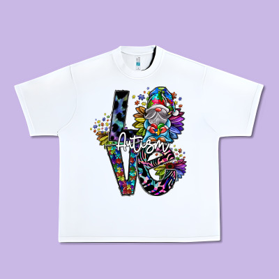 Love Autism Urban Heavy Tee Designed By Sublimationcraftshop