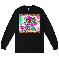 Black this nurse is guided by jesus Long Sleeve Tee - JahusDesignShop
