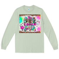 Matcha this nurse is guided by jesus Long Sleeve Tee - JahusDesignShop