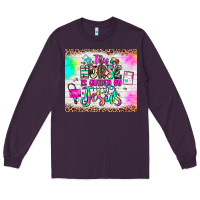 Plum this nurse is guided by jesus Long Sleeve Tee - JahusDesignShop