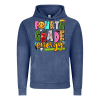 Vintage Denim fourth grade energy Vintage Hoodie - texasbilliewilder