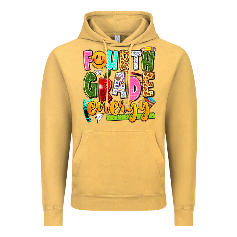 Fourth Grade Energy Vintage Hoodie by texasbilliewilder | Teevron