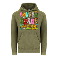Vintage Olive fourth grade energy Vintage Hoodie - texasbilliewilder