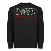 Black love make this house a home Heavyweight Sweatshirt - RanaPortraitStore