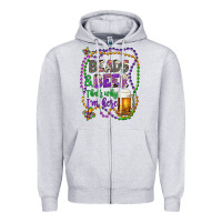 Heather Grey beads & beer that's why i'm here Zipper Hoodie - Artiststas