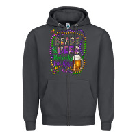 Smoke beads & beer that's why i'm here Zipper Hoodie - Artiststas