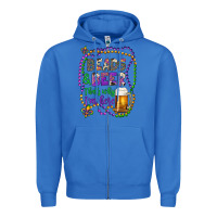 True Royal beads & beer that's why i'm here Zipper Hoodie - Artiststas