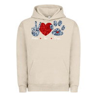 Pigment French Oak Peace Love Paws Urban Hoodie - Bettercallsaul