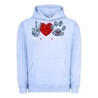 Pigment Grape Ice Peace Love Paws Urban Hoodie - Bettercallsaul