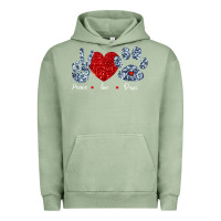 Pigment Oil Green Peace Love Paws Urban Hoodie - Bettercallsaul