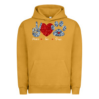 Pigment Peanut Butter Peace Love Paws Urban Hoodie - Bettercallsaul