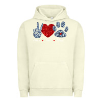 Pigment Pistachio Peace Love Paws Urban Hoodie - Bettercallsaul