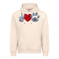 Sandshell Peace Love Paws Urban Hoodie - Bettercallsaul