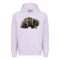 Lilac short beaked echidna Premium Hoodie - LillyAllenDesigns