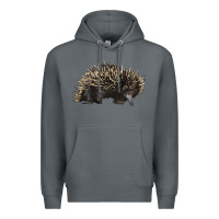 Rock short beaked echidna Premium Hoodie - LillyAllenDesigns