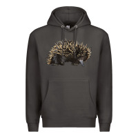Smoke short beaked echidna Premium Hoodie - LillyAllenDesigns