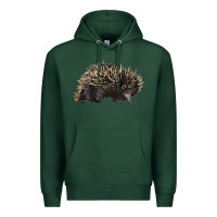 Sports Green short beaked echidna Premium Hoodie - LillyAllenDesigns