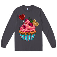 Smoke valentines day cupcake Long Sleeve Tee - AdoDesignShop