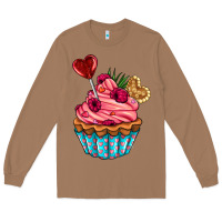 Toasted Coconut valentines day cupcake Long Sleeve Tee - AdoDesignShop