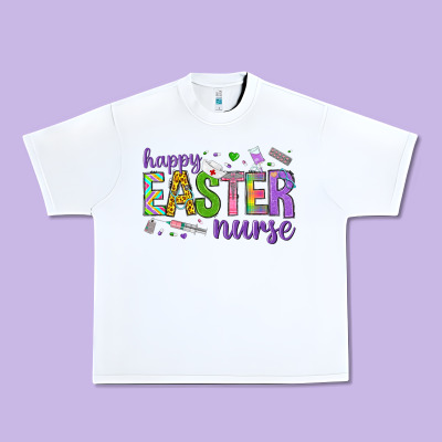Happy Easter Nurse Urban Heavy Tee Designed By Neo Western