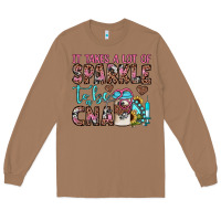 Toasted Coconut it takes a lot of sparkle to be a cna Long Sleeve Tee - JahusDesignShop