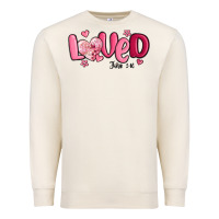Sandshell valentine's day loved john 3 16 Premium Sweatshirt - MaliasSmallBusiness