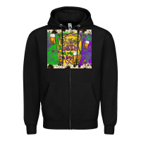 Black beads & beer that's why i'm here Zipper Hoodie - Artiststas