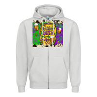 Dove Grey beads & beer that's why i'm here Zipper Hoodie - Artiststas