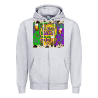 Heather Grey beads & beer that's why i'm here Zipper Hoodie - Artiststas