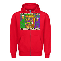 Red beads & beer that's why i'm here Zipper Hoodie - Artiststas
