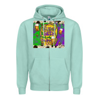 Seafoam beads & beer that's why i'm here Zipper Hoodie - Artiststas
