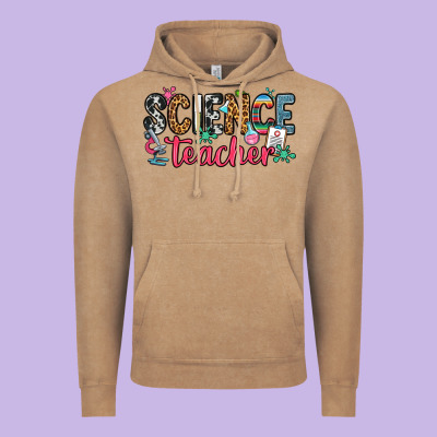Science Teacher Vintage Hoodie Designed By Zillion Design Studio
