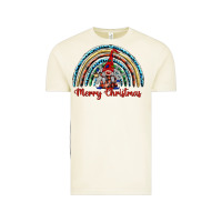 Vintage Arctic merry christmas gnomes   rainbow Vintage Tee - BarkalooDesign