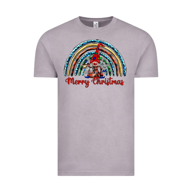 Merry Christmas Gnomes   Rainbow Vintage Tee by BarkalooDesign | Teevron
